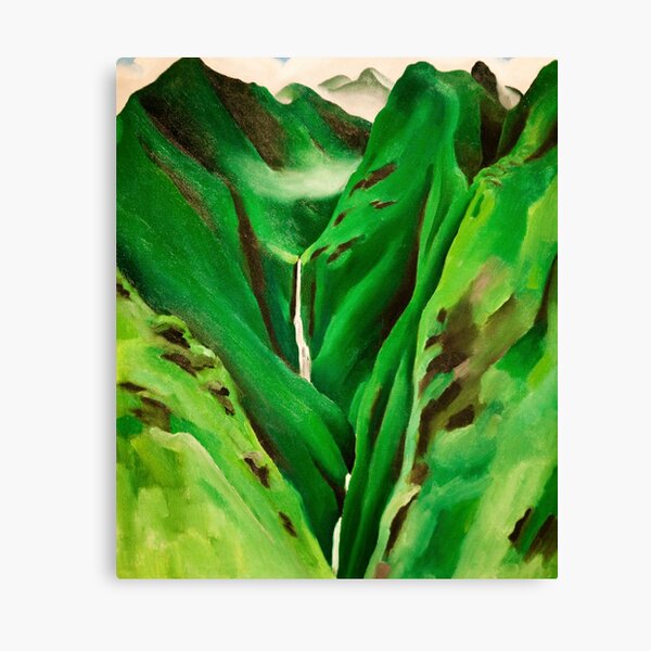 Item preview, Georgia O'Keeffe Waterfall No. 3 Iao Valley designed and sold by TeeARTHY.