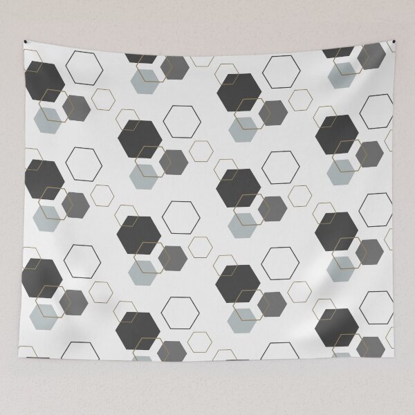 Item preview, Patrón geométrico minimalista - Hexágono designed and sold by TheMerchPeddler.