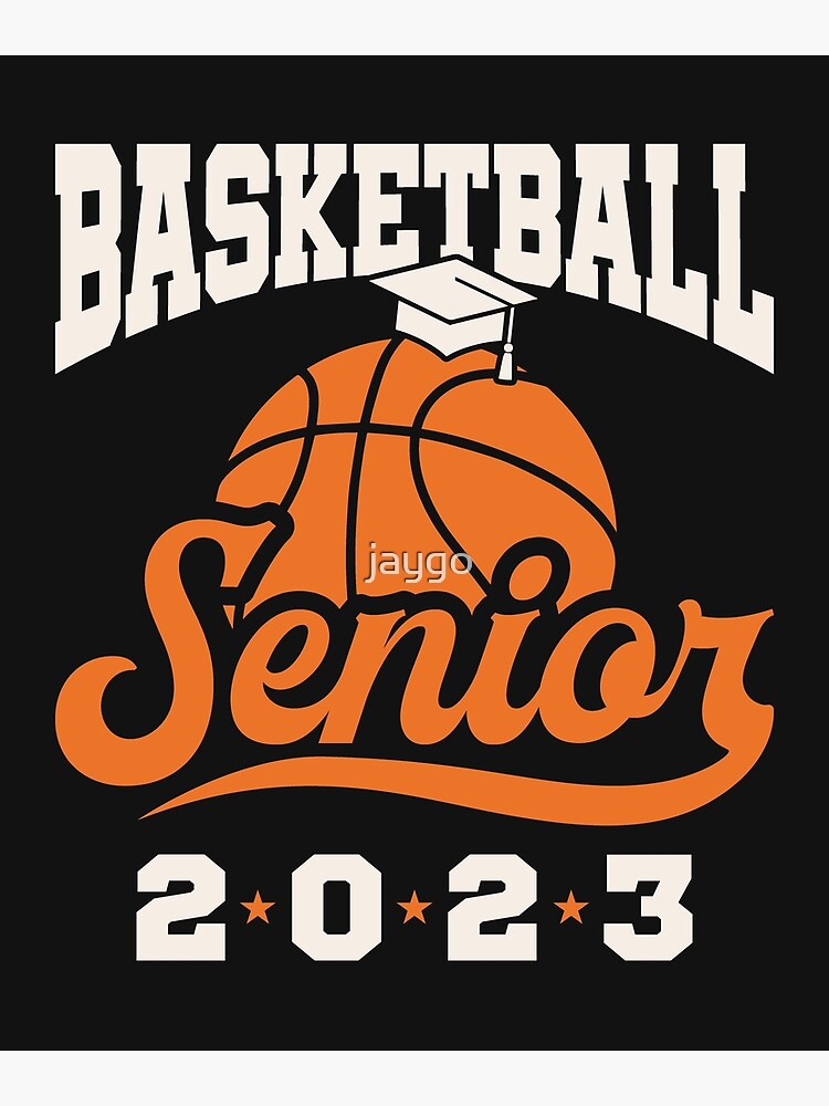 "Basketball Senior 2023 Graduating Class of 2023" Metal Print for Sale
