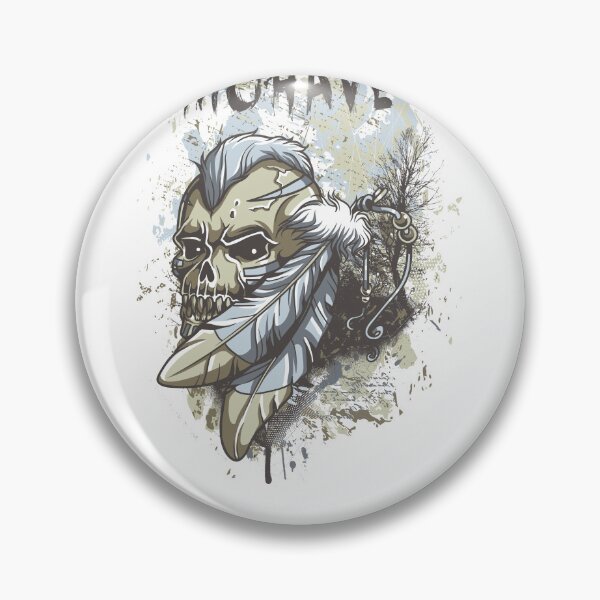 Item preview, Mohave Skull With Feathers designed and sold by Artistic Prints.