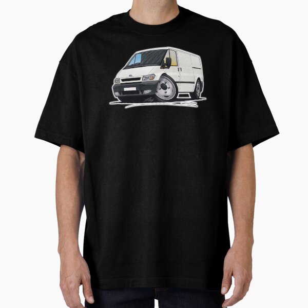 Item preview, Ford Transit (Mk5) Weiß designed and sold by Yeomans Cartoons.