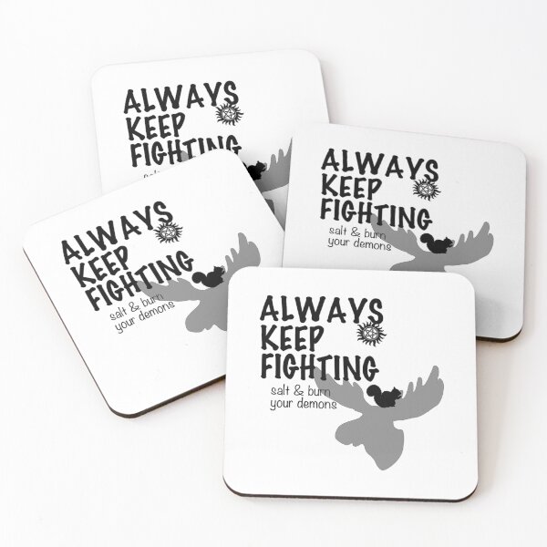 Item preview, Always Keep Fighting Moose and Squirrel   designed and sold by Kaniel11.