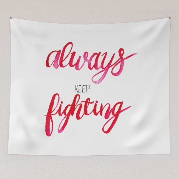 Item preview, Always Keep Fighting Watercolour Relaxed Fit  designed and sold by Kaniel11.