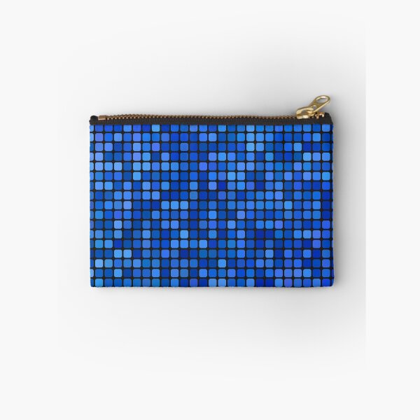 Item preview, Blue pixel mosaic designed and sold by davidzydd.
