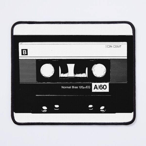 Item preview, Cassette Tape - B-Side - White and Black - In and Out designed and sold by Jazz Guitar Licks.com.