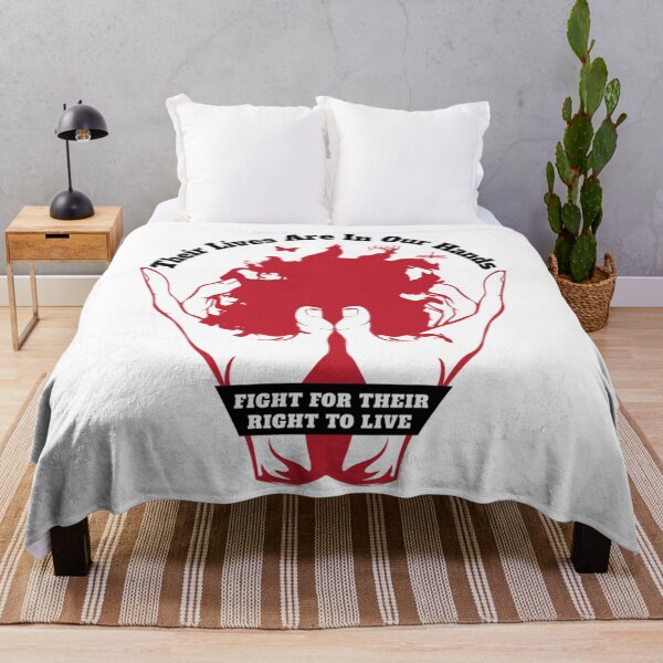 Item preview, Their Lives Are In Our HandsFIGHT FOR THEIR RIGHT TO LIVE    designed and sold by Kaniel11.