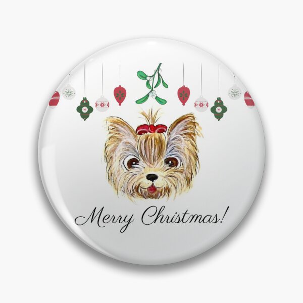 Item preview, Yorkie Christmas designed and sold by PaintedbyCarol.