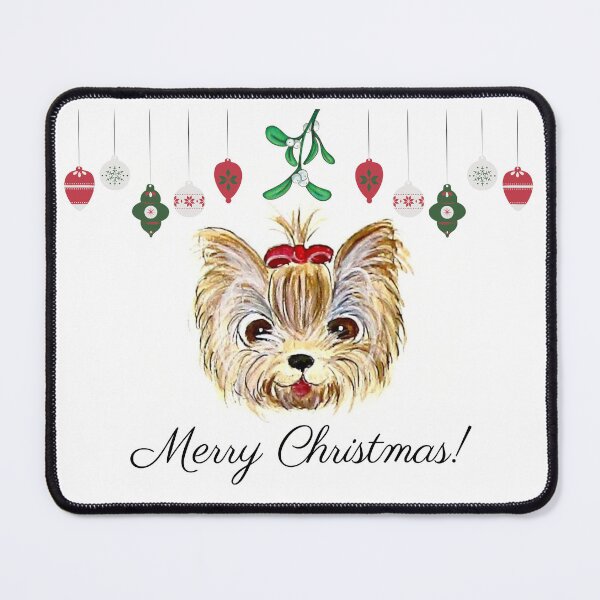 Item preview, Yorkie Christmas designed and sold by PaintedbyCarol.