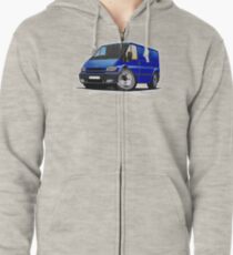 Ford Transit (Mk5) Blue Zipped Hoodie
