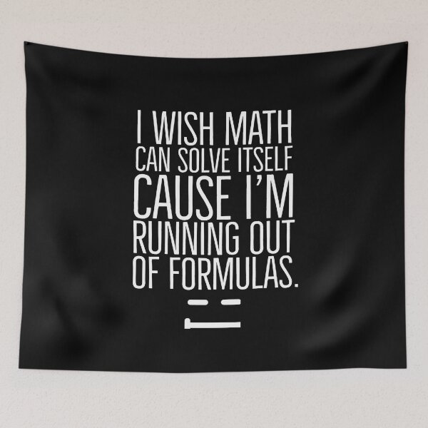 Item preview, I wish math can solve itself  designed and sold by mksjr.