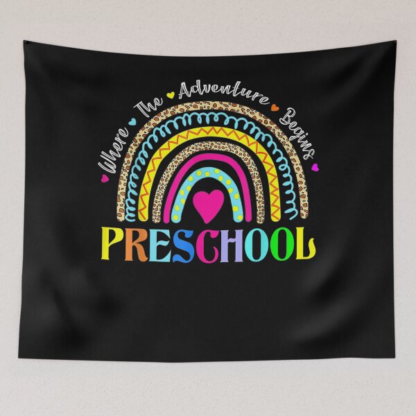 Item preview, Preschool Where The Adventure Begins Teacher Back To School  designed and sold by sarahbennetth.