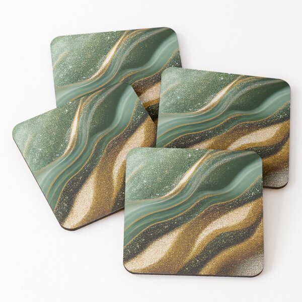 Item preview, Golden Green Glitter designed and sold by samjoule.