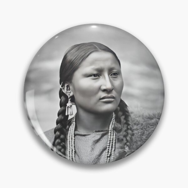 Item preview, Native American woman war chief designed and sold by ai1art.