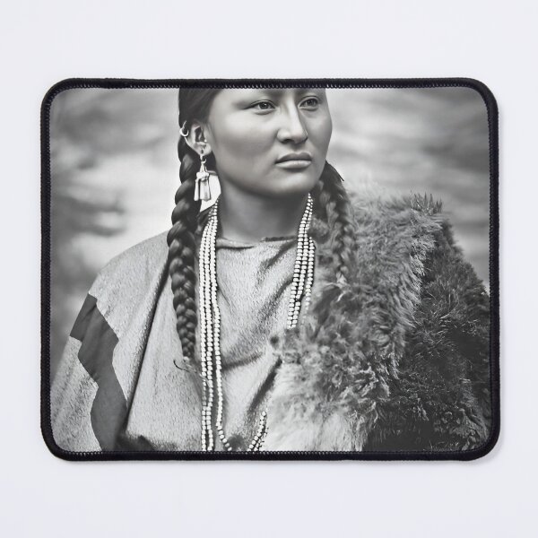 Item preview, Native American woman war chief designed and sold by ai1art.