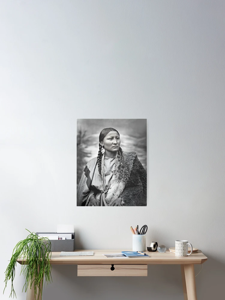 Native American Woman War Chief Pretty Nose Painting By