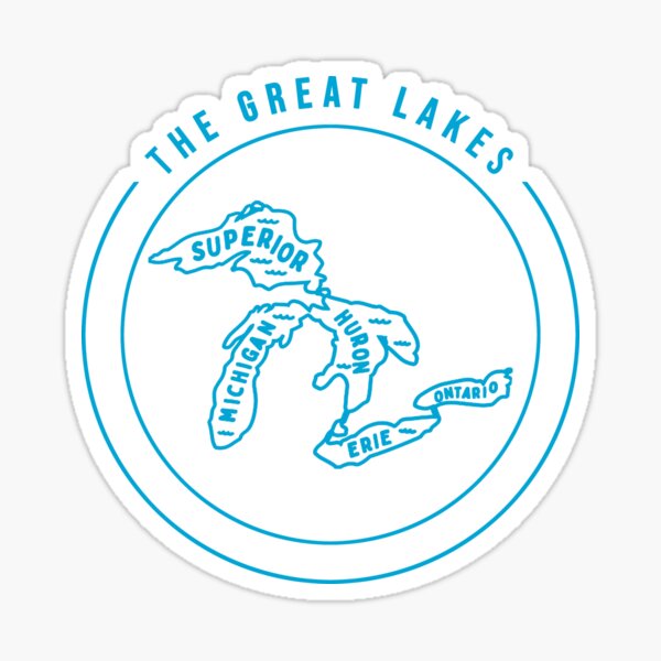 "Great Lakes Shirt, Great Lakes Art, Shark Free Unsalted Lake Michigan