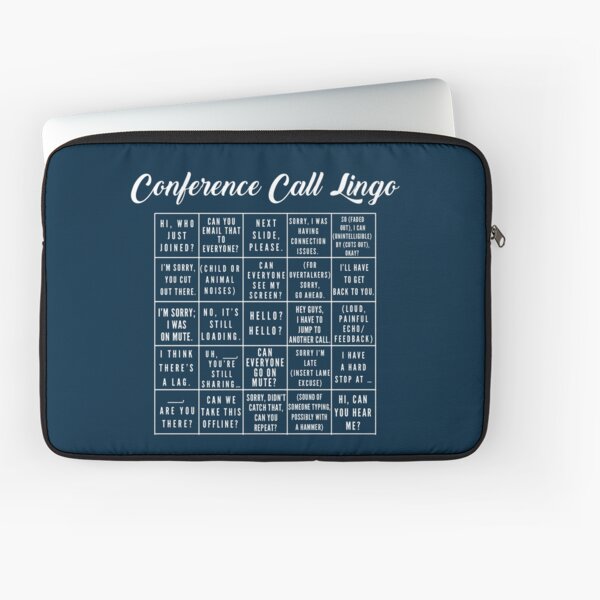 Conference Call Lingo Laptop Sleeve