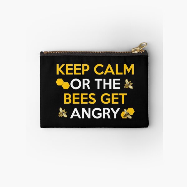 Item preview, KEEP CALM OR THE BEES GET ANGRY designed and sold by antipatic.