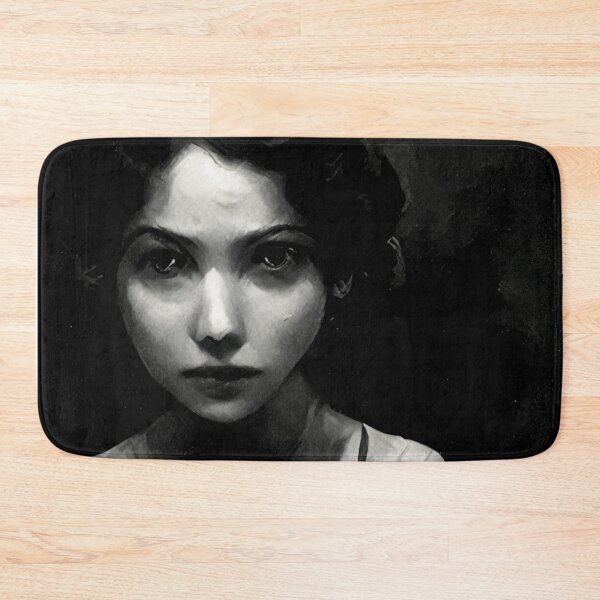 Item preview, Young female standing in the dark with no emotions designed and sold by Riverside-Moon.