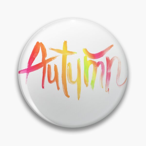 Item preview, Watercolor calligraphy word Autumn | autumn calligraphy designed and sold by lausn.