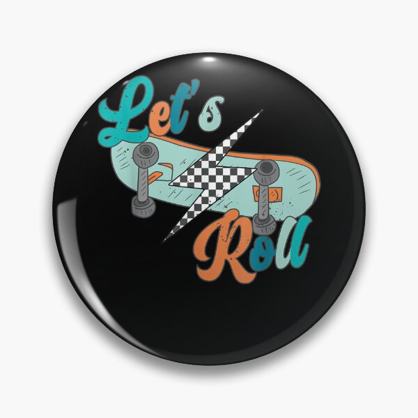 Item preview, Retro Let's Roll Roller Skates Funny Skating  designed and sold by sarahbennetth.