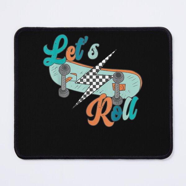 Item preview, Retro Let's Roll Roller Skates Funny Skating  designed and sold by sarahbennetth.