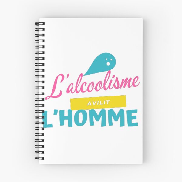Item preview, L'ALCOOLISME avilit l'homme t-shirts classic designed and sold by BradleySondar.