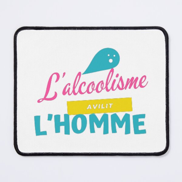 Item preview, L'ALCOOLISME avilit l'homme t-shirts classic designed and sold by BradleySondar.