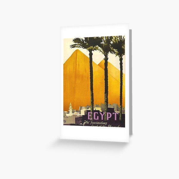 "Egypt Vintage Travel Poster Egypt Tourism Poster Ancient Egypt