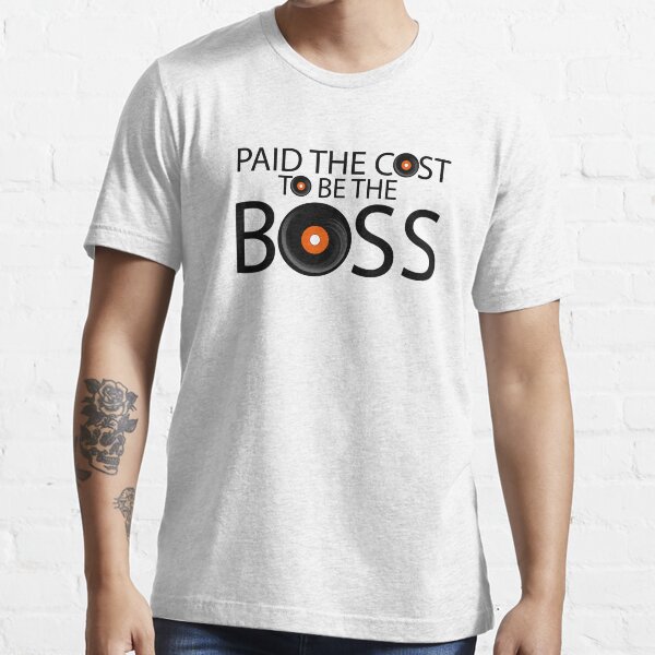 "Paid The Cost, To Be The Boss James Brown Design " Tshirt for Sale