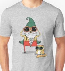 Wizard and Cat Unisex T-Shirt