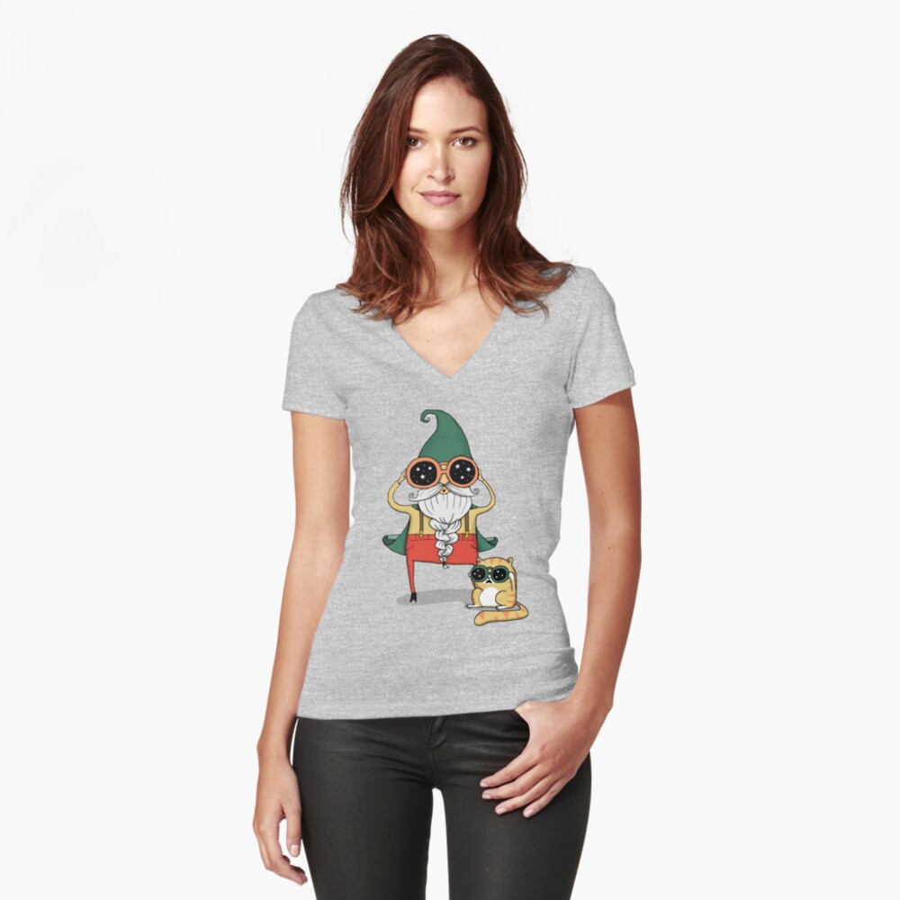 Artikel-Vorschau von Tailliertes T-Shirt mit V-Ausschnitt, designt und verkauft von agrapedesign.