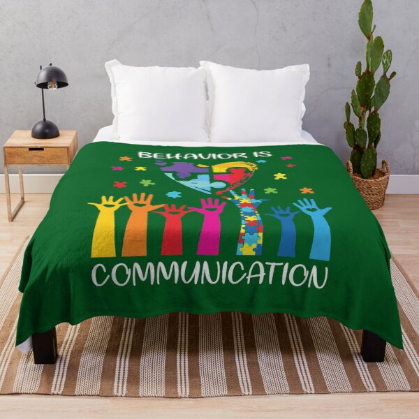 Item preview, Behavior is Communication Autism Awareness  designed and sold by flynnoch.