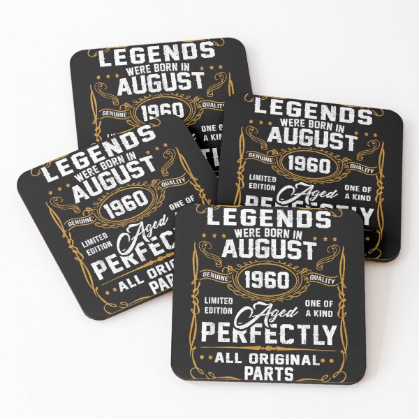 Item preview, 62nd Birthday Gift 62 Years Old Legends Born In August 1960  designed and sold by sarahbennetth.