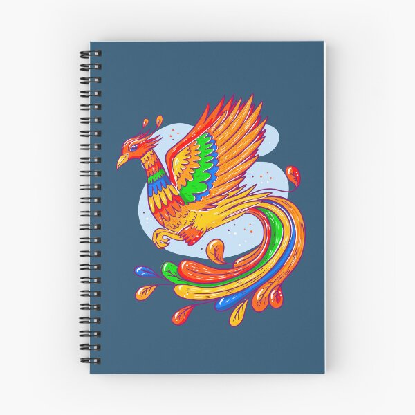 Item preview, Abstract colorful phoenix designed and sold by Tobasiano.