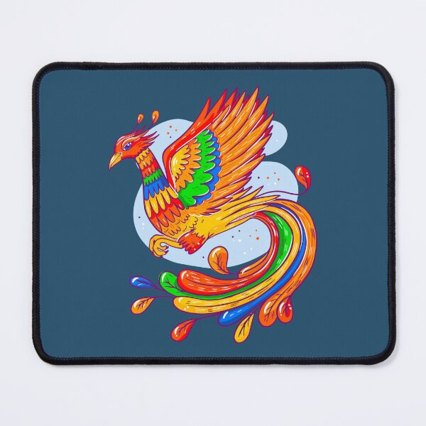 Item preview, Abstract colorful phoenix designed and sold by Tobasiano.