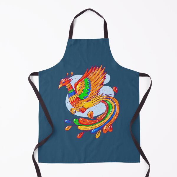 Item preview, Abstract colorful phoenix designed and sold by Tobasiano.