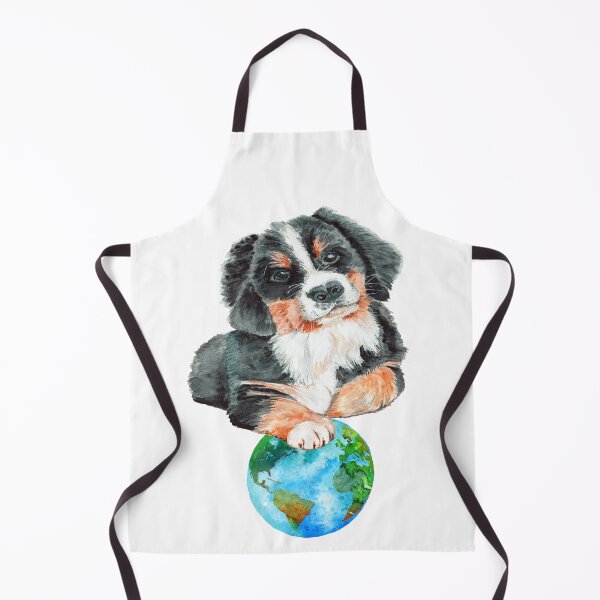 Item preview, Watercolor Bernese Mountain Dog Love Earth designed and sold by virillanissa.