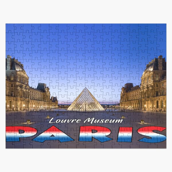 Puzzle Louvre Museum, Paris, France - 1000 pièces -Bluebird-Puzzle-F-90292