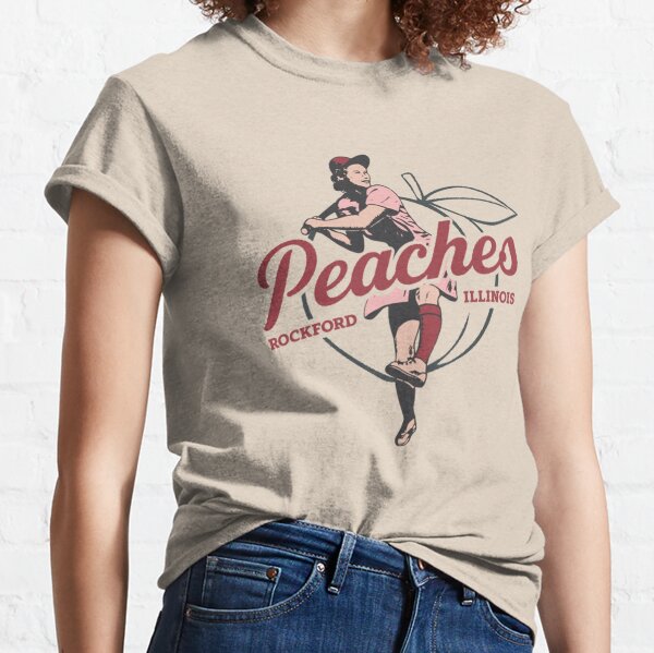 in Stock Rockford Peaches Spring Training Unisex Retro T-Shirt S