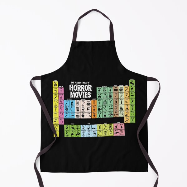 Item preview, Periodic Table of Horror Movies designed and sold by kreepykustomz.