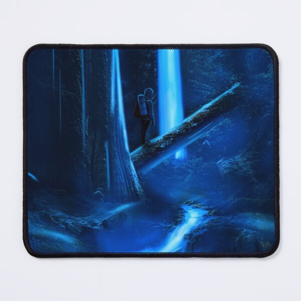 Item preview, Blue Forest Adventures glowing waterfall designed and sold by Preety Padhiyar.