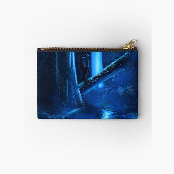 Item preview, Blue Forest Adventures glowing waterfall  designed and sold by Preety Padhiyar.