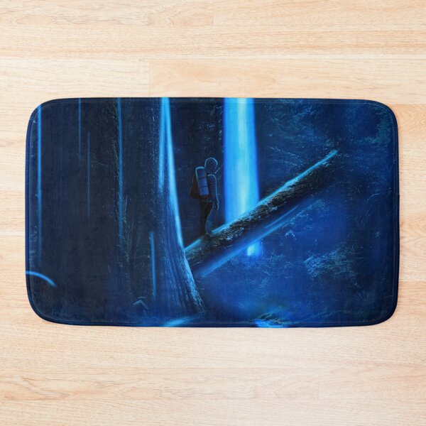 Item preview, Blue Forest Adventures glowing waterfall  designed and sold by Preety Padhiyar.