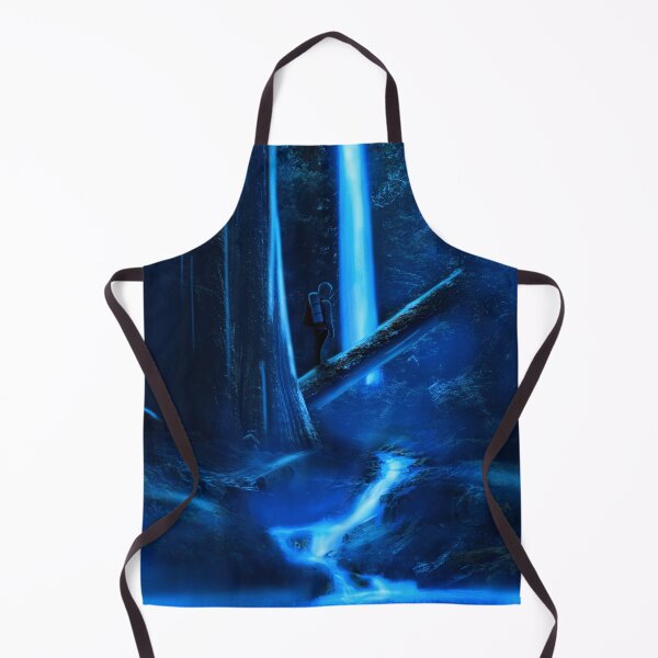 Item preview, Blue Forest Adventures glowing waterfall designed and sold by Preety Padhiyar.
