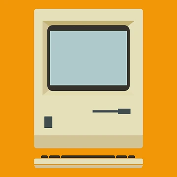 Artwork thumbnail, Retro Computer by Mark Vickers