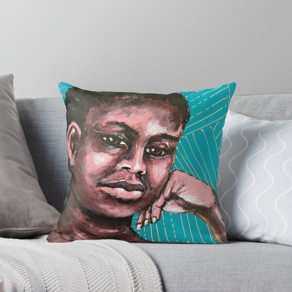 Item preview, The pensive, the future - smiling African woman designed and sold by mariam-h.
