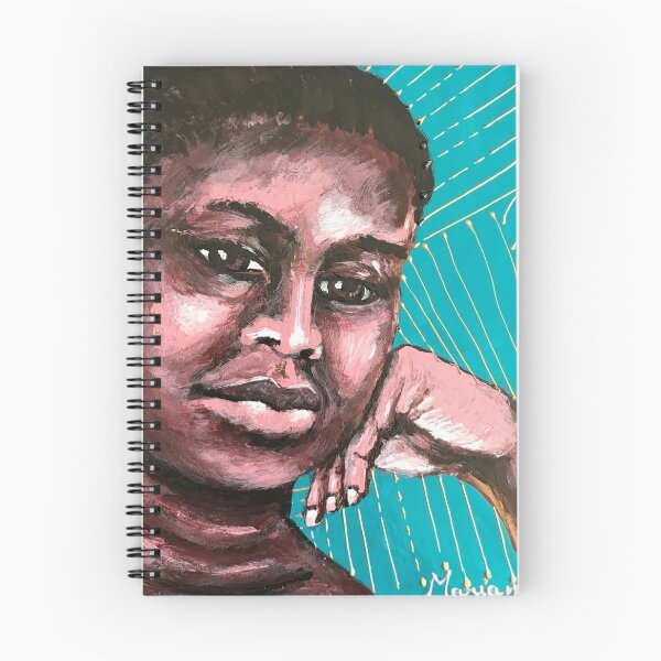 Item preview, The pensive, the future - smiling African woman designed and sold by mariam-h.
