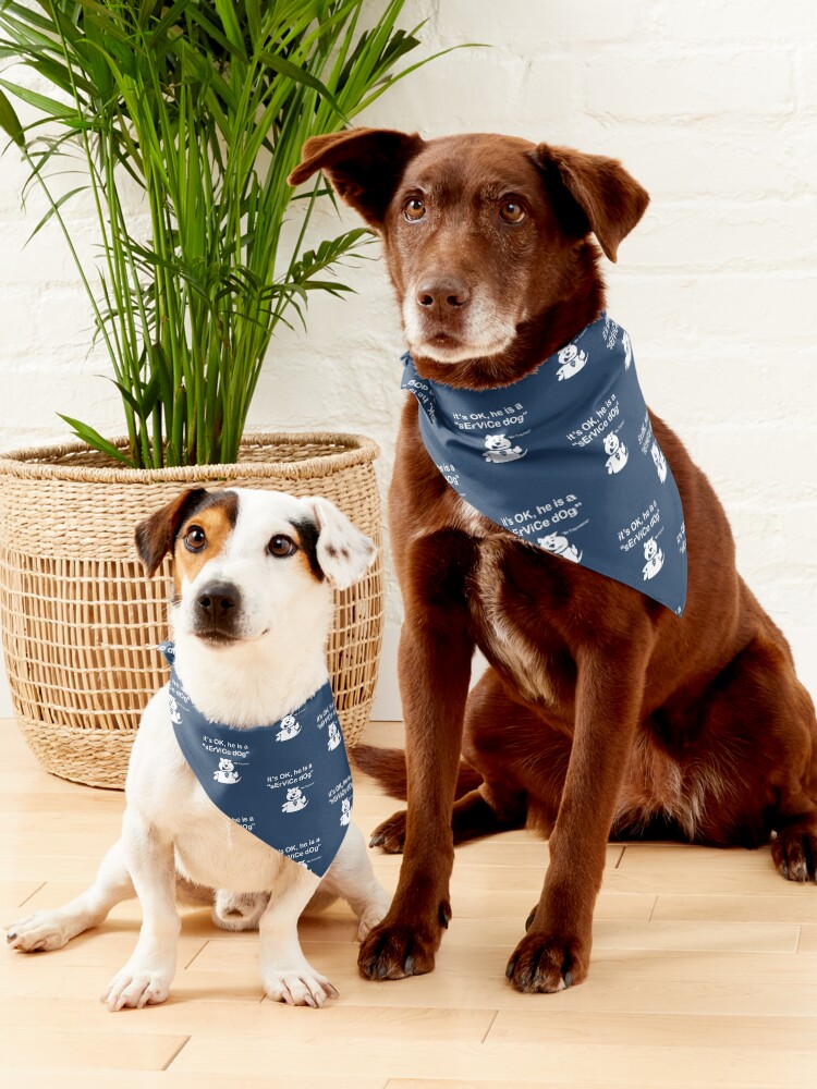 Official sErVicE dOg Male Pet Bandana for Sale by mp2262 Redbubble