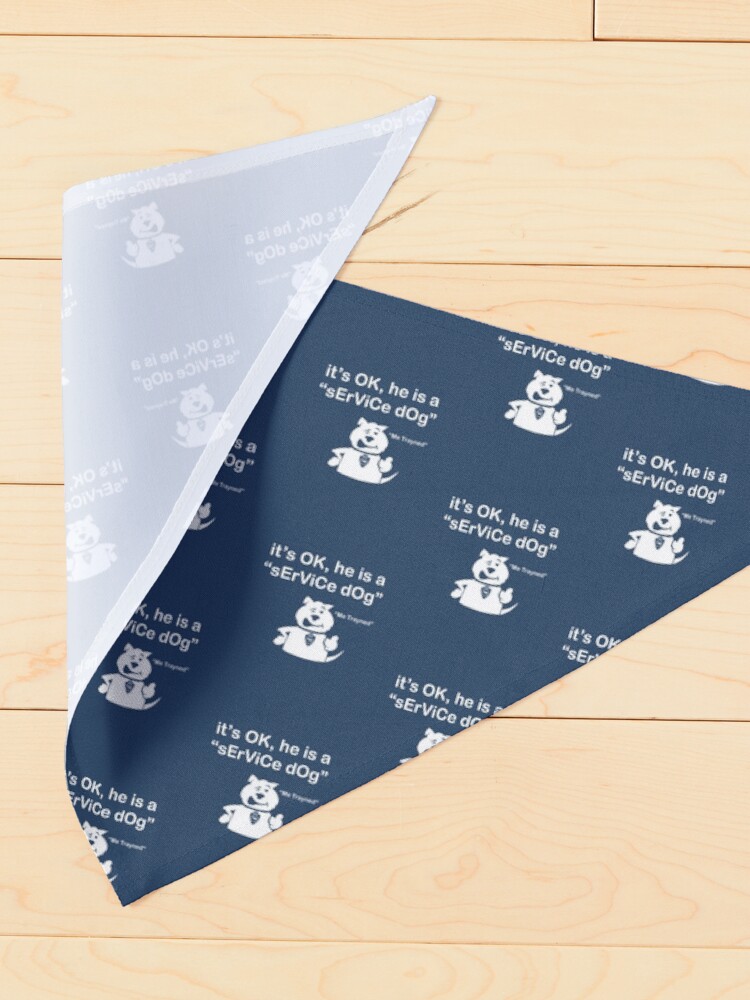 Alternate view of Official sErVicE dOg - Male Pet Bandana